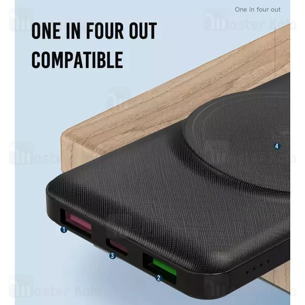 پاوربانک وایرلس 10000 ایکس او XO PR128 توان 22.5 وات