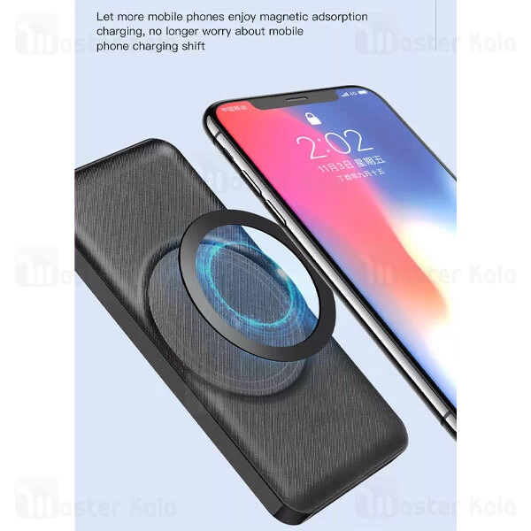 پاوربانک وایرلس 10000 ایکس او XO PR128 توان 22.5 وات