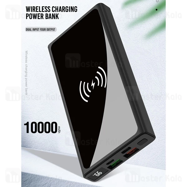 پاوربانک وایرلس 10000 ایکس او XO PR141 توان 22.5 وات