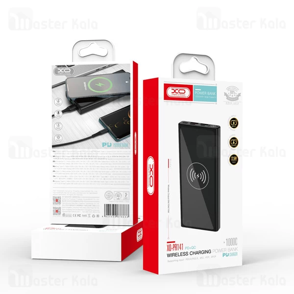 پاوربانک وایرلس 10000 ایکس او XO PR141 توان 22.5 وات