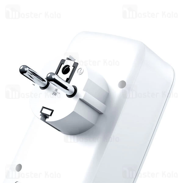 چندراهی برق و شارژر ایکس او XO WL08 دارای 2 پورت USB