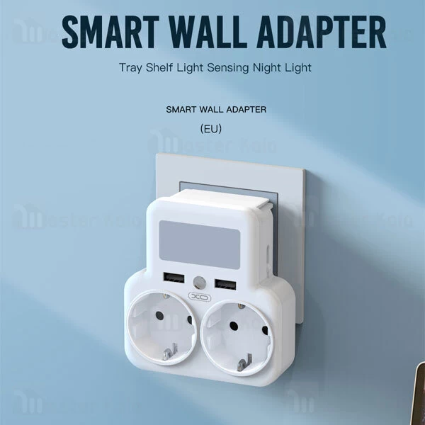 چندراهی برق و شارژر ایکس او XO WL09 دارای 2 پورت USB