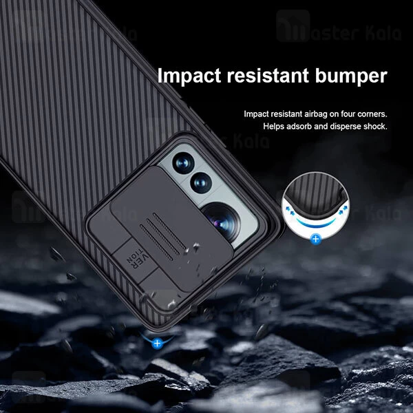 قاب محافظ Xiaomi 12 Pro Nillkin CamShield Pro Case دارای محافظ دوربین