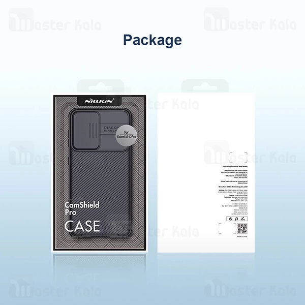 قاب محافظ Xiaomi 12 Pro Nillkin CamShield Pro Case دارای محافظ دوربین