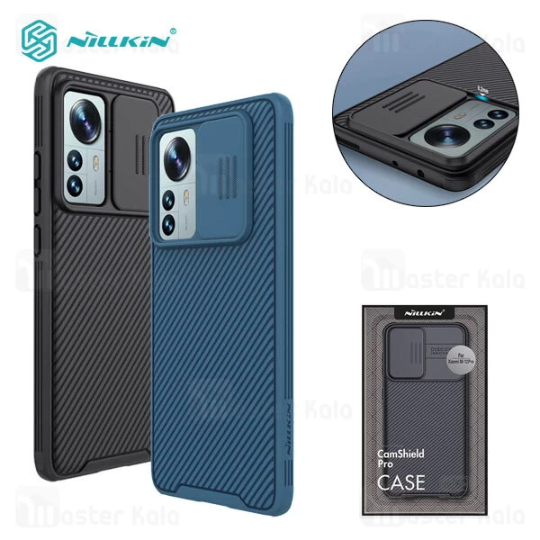 قاب محافظ Xiaomi 12 Pro Nillkin CamShield Pro Case دارای محافظ دوربین