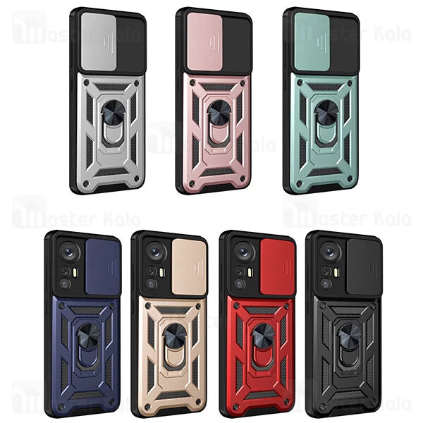 گارد محافظ ضد ضربه انگشتی Xiaomi 12 Lite SHUNIJA Case دارای محافظ دوربین