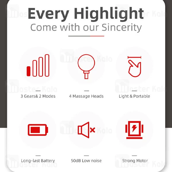 ماساژور تفنگی شیائومی Xiaomi FunSnap Cooper