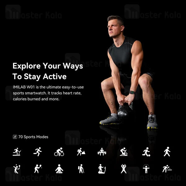 ساعت هوشمند شیائومی Xiaomi IMILAB W01 نسخه گلوبال