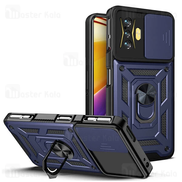 گارد محافظ ضد ضربه انگشتی Xiaomi Poco F4 GT SHUNIJA Case دارای محافظ دوربین