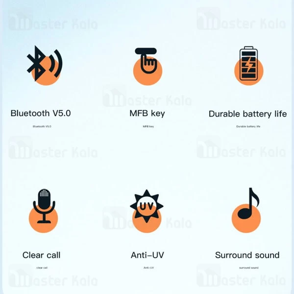 عینک آفتابی و هندزفری بلوتوث ایکس او Xo E6