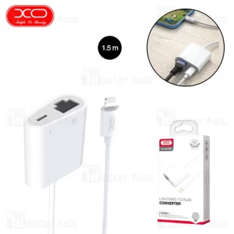 تبدیل لایتنینگ اتصال همزمان LAN و شارژر ایکس او Xo GB009