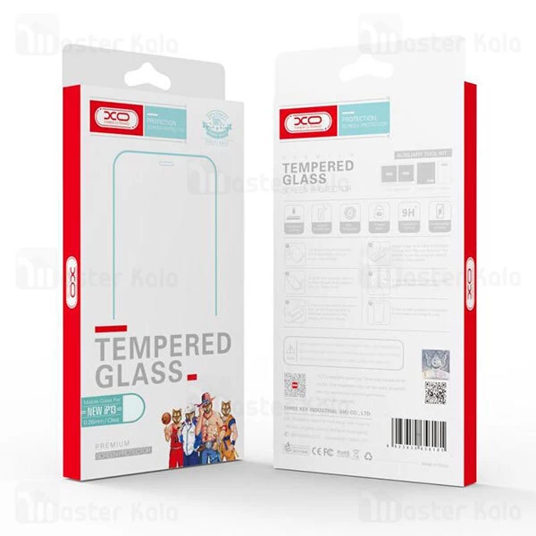 محافظ صفحه شیشه ای تمام صفحه تمام چسب ایکس او آیفون Apple iPhone 13 Mini XO HC5