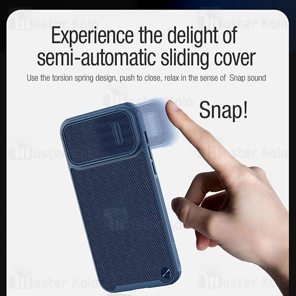 قاب فیبر نیلکین Apple iPhone 13 Pro Max Nillkin Textured S Nylon Fiber Case دارای محافظ دوربین