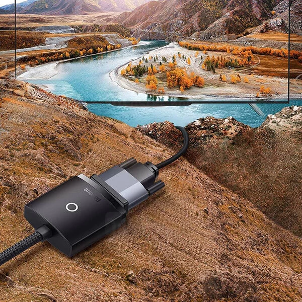 کابل تبدیل HDMI به VGA بیسوس Baseus Lite WKQX010001