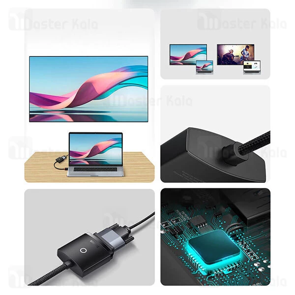 کابل تبدیل HDMI به VGA بیسوس Baseus Lite WKQX010001