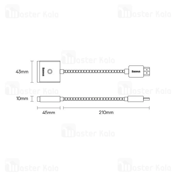 کابل تبدیل HDMI به VGA بیسوس Baseus Lite WKQX010001