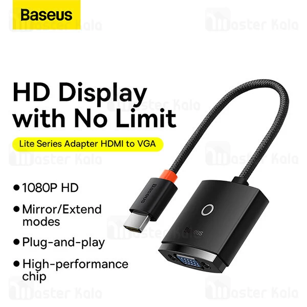 کابل تبدیل HDMI به VGA بیسوس Baseus Lite WKQX010101