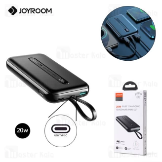 پاوربانک 10000 جویروم Joyroom JR-L001 توان 20 وات و کابل تایپ سی
