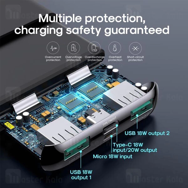 پاوربانک 10000 جویروم Joyroom JR-QP190 mini توان 20 وات