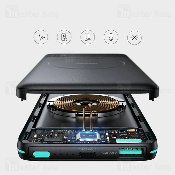 پاوربانک وایرلس 10000 مگنتی جویروم Joyroom JR-W040 توان 20 وات