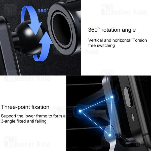 هولدر و شارژر وایرلس چند کاره جویروم JoyRoom JR-ZS219 توان 15 وات