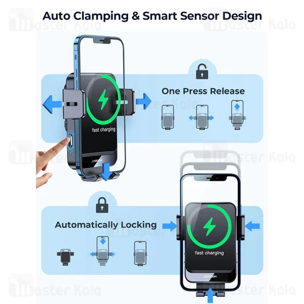 هولدر و شارژر وایرلس چند کاره جویروم JoyRoom JR-ZS219 توان 15 وات