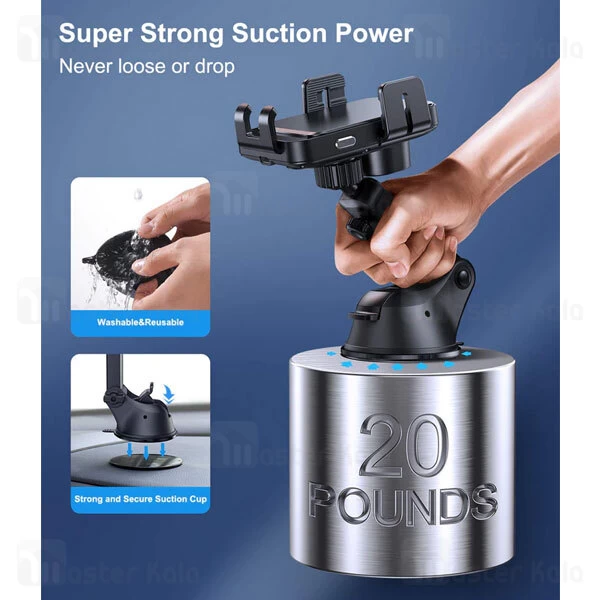 هولدر و شارژر وایرلس چند کاره جویروم JoyRoom JR-ZS219 توان 15 وات