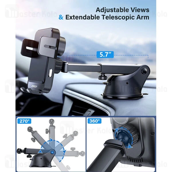 هولدر و شارژر وایرلس چند کاره جویروم JoyRoom JR-ZS219 توان 15 وات