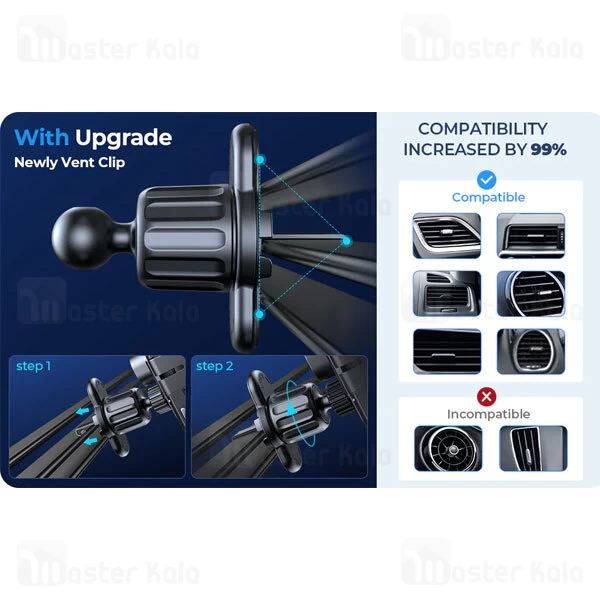 هولدر و شارژر وایرلس چند کاره جویروم JoyRoom JR-ZS219 توان 15 وات