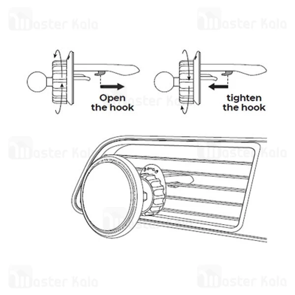 هولدر و شاژر وایرلس دریچه کولری جویروم Joyroom JR-ZS290 توان 15 وات