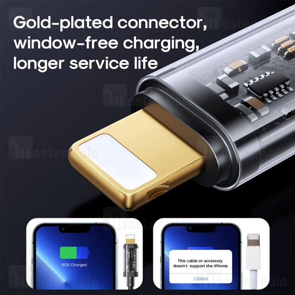 کابل لایتنینگ به Type C جویروم Joyroom S-CL020A12 طول 1.2 متر توان 20 وات