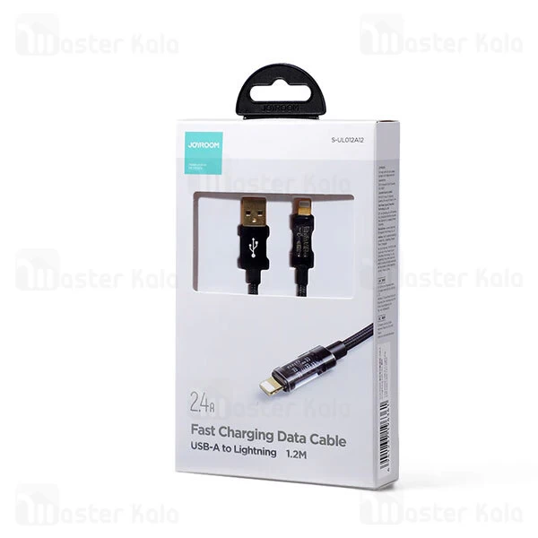 کابل لایتنینگ جویروم Joyroom S-UL012A12 طول 1.2 متر شدت جریان 2.4 آمپر