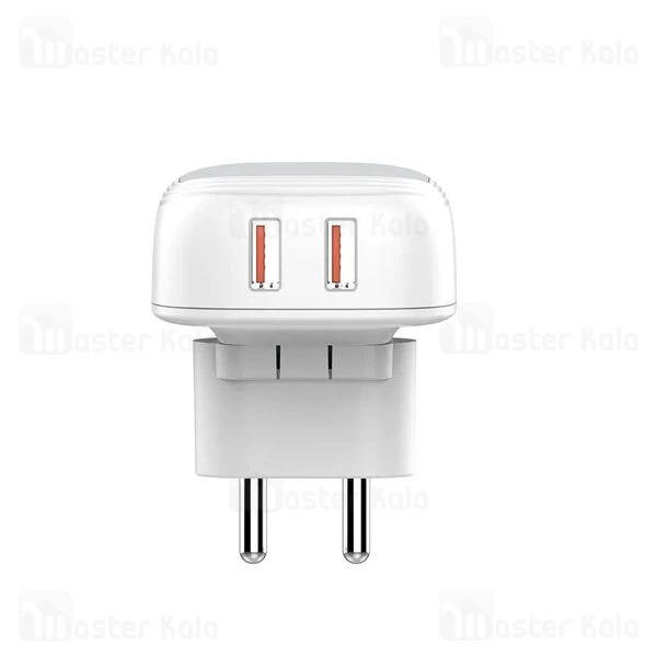 شارژ دیواری الدینو LDNIO A2512Q توان 18 وات همراه کابل میکرو