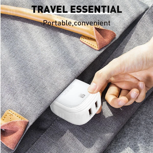 شارژ دیواری الدینو LDNIO A2512Q توان 18 وات همراه کابل میکرو