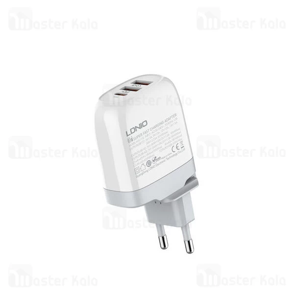 شارژ دیواری الدینو LDNIO A3511Q توان 65 وات