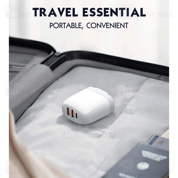 شارژ دیواری الدینو LDNIO A3511Q توان 65 وات