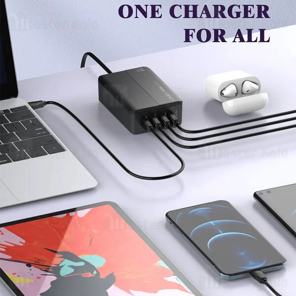 هاب شارژر 4 پورت الدینیو LDNIO A4808Q توان 65 وات