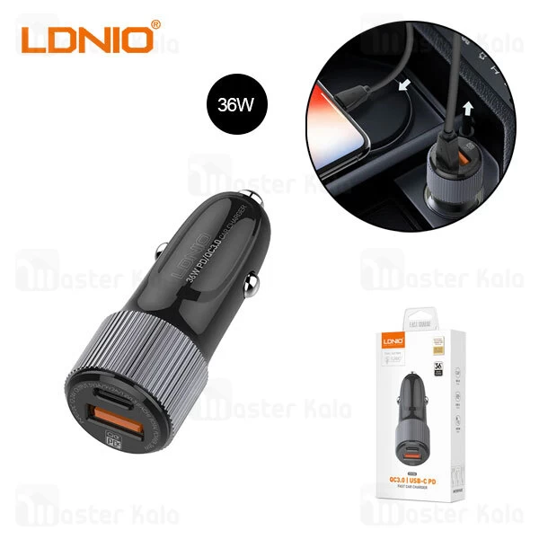 شارژر فندکی الدینیو LDNIO C510Q توان 38 وات