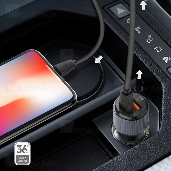 شارژر فندکی الدینیو LDNIO C510Q توان 38 وات