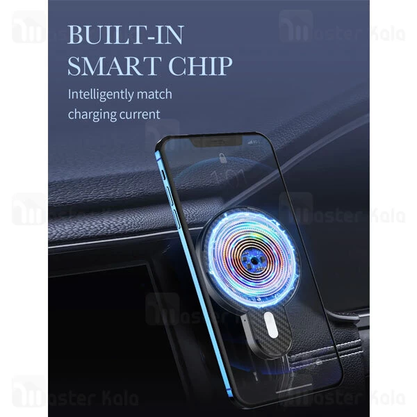 هولدر و شارژر وایرلس دریچه کولری الدینیو LDNIO MA20 توان 15 وات