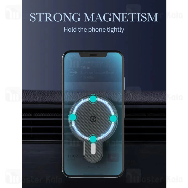 هولدر و شارژر وایرلس دریچه کولری الدینیو LDNIO MA20 توان 15 وات