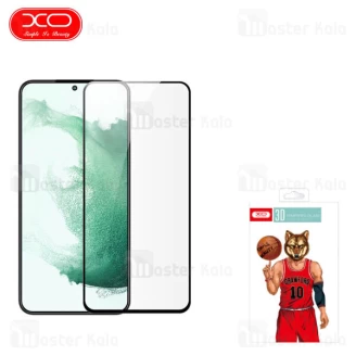 محافظ صفحه شیشه ای تمام صفحه دور چسب ایکس او سامسونگ Samsung Galaxy S22 XO FT1