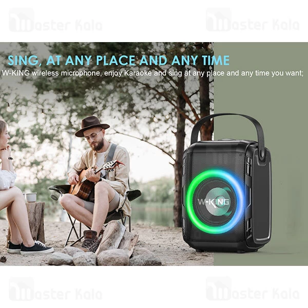 اسپیکر بلوتوث دبلیو کینگ W-King T9Mini توان 20 وات رم خور و فلش خور