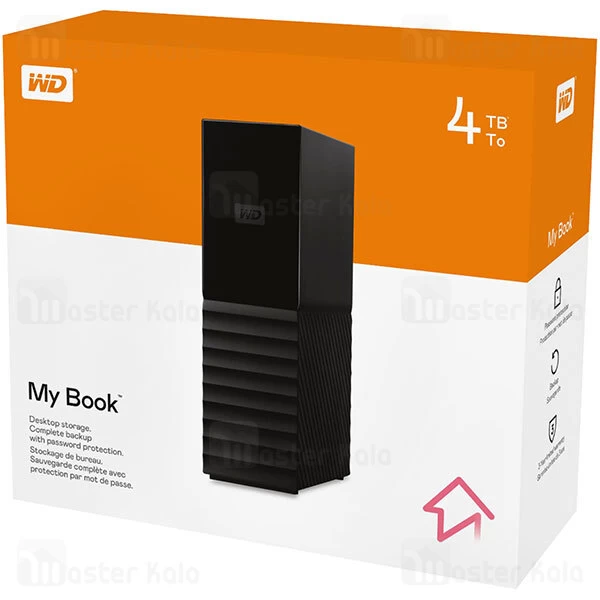 هارد اکسترنال وسترن دیجیتال Western Digital My Book ظرفیت 4 ترابایت