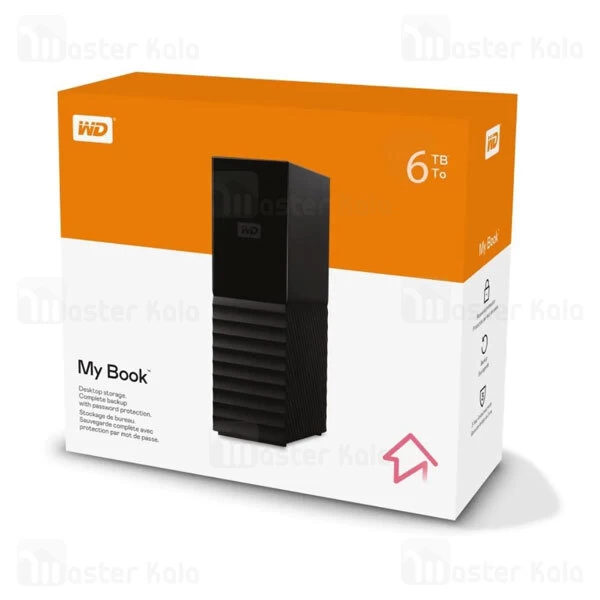 هارد اکسترنال وسترن دیجیتال Western Digital My Book ظرفیت 6 ترابایت