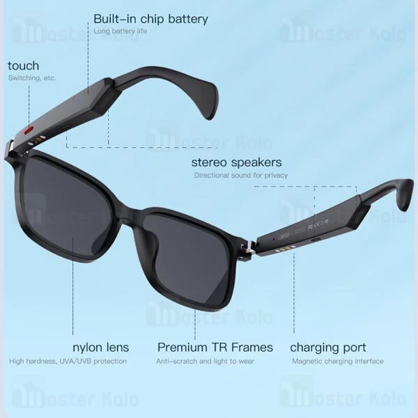 عینک آفتابی و هندزفری بلوتوث ایکس او XO E5