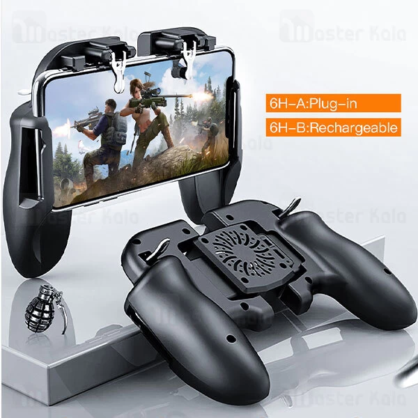 دسته بازی فن دار ایکس او XO H6B با باتری