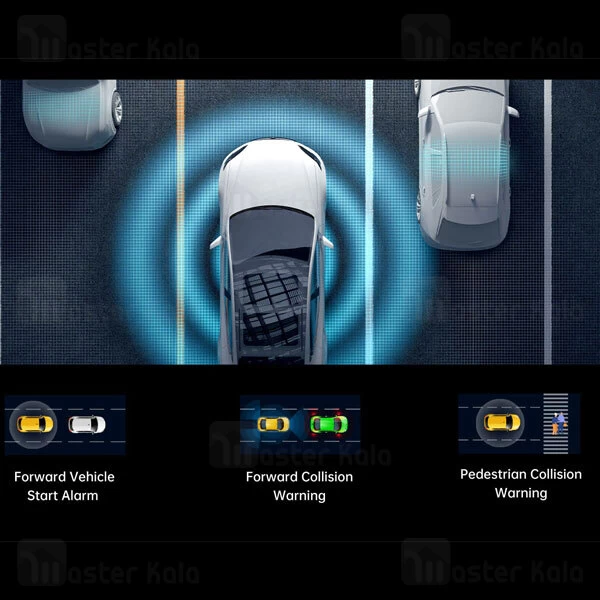 دوربین خودروی شیائومی Xiaomi DDpai X5 Pro به همراه دوربین عقب