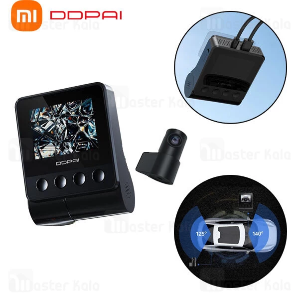 دوربین خودروی شیائومی Xiaomi DDpai Z40 به همراه دوربین عقب