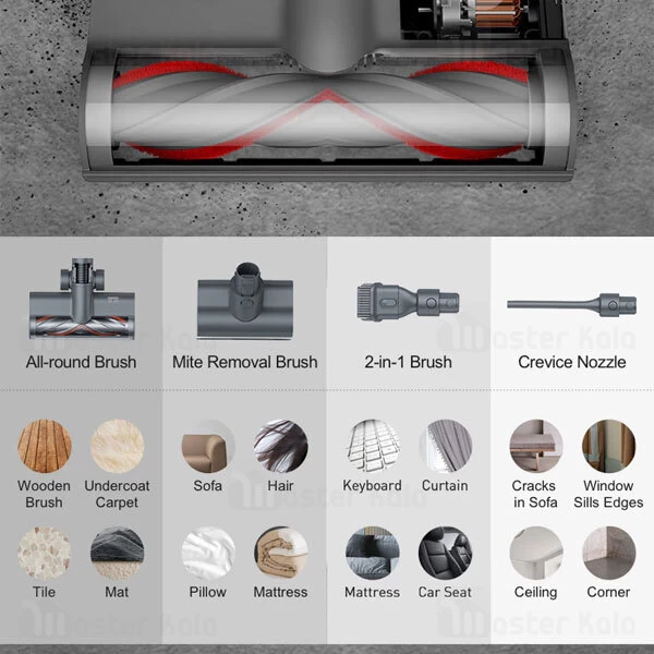 جارو شارژی شیائومی Xiaomi Dreame T20 توان 450 وات